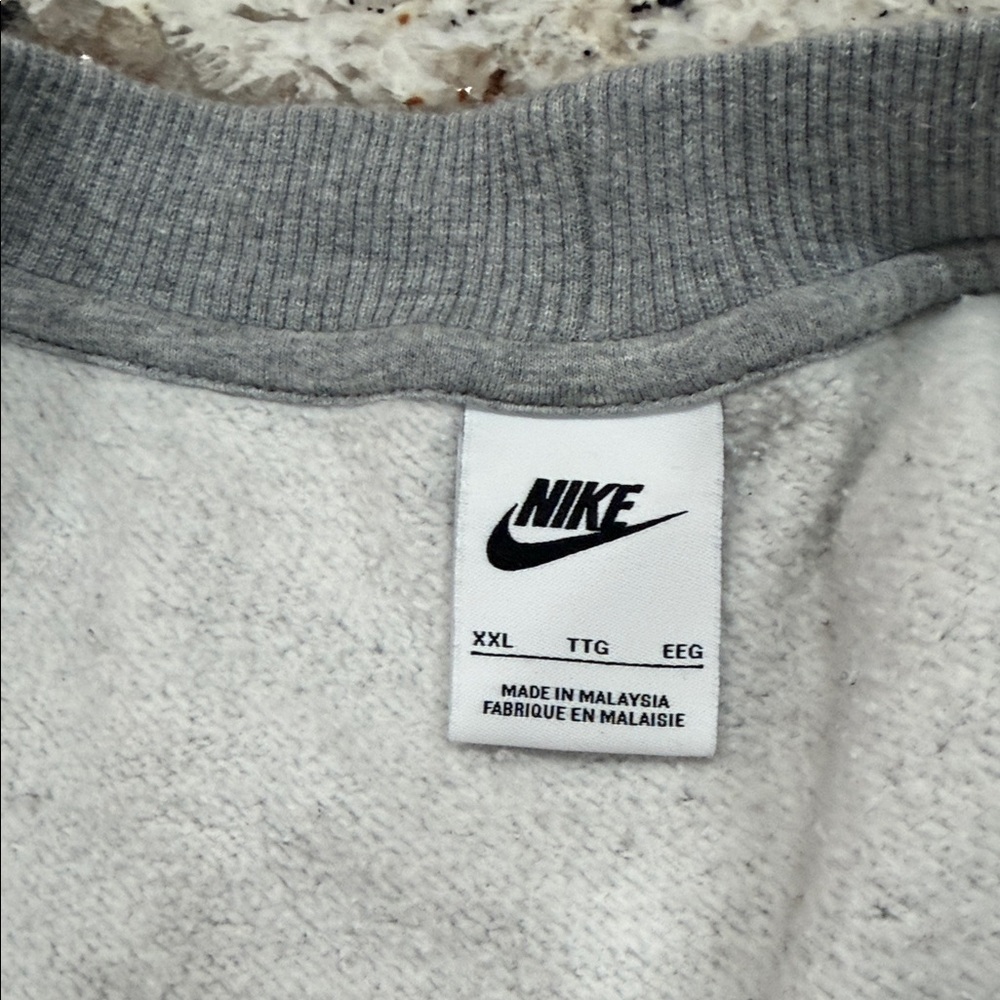 Nike Light Gray Open-Front Jacket - image 9